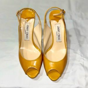 Jimmy Choo heels size 5 US, in patent leather